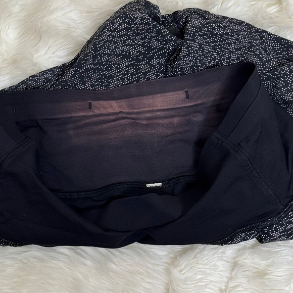 Lululemon Pace Perfect Short 3" Soundwave White Black Size 4 - Picture 8 of 12